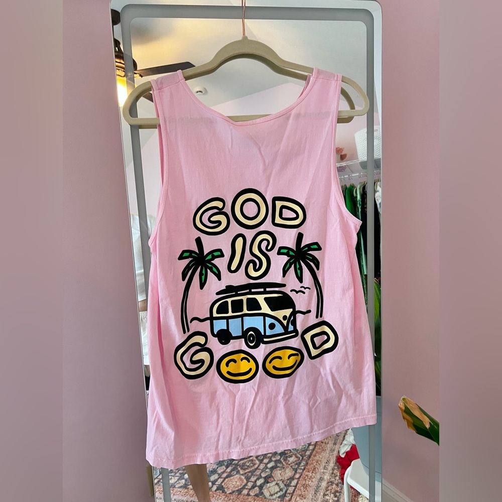 “God is Good” Elevated Faith Tank/Swim Cover Up